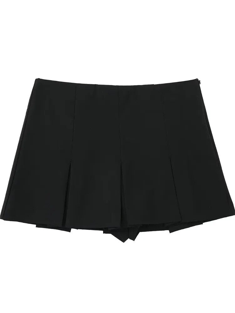 Dam Minikjol Hög Midja Lätt Polyester-6
