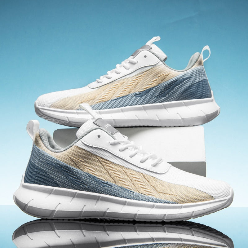 Variant image for Herrsneakers Lätta Sportiga med Dynamiskt Mönster Textil-23