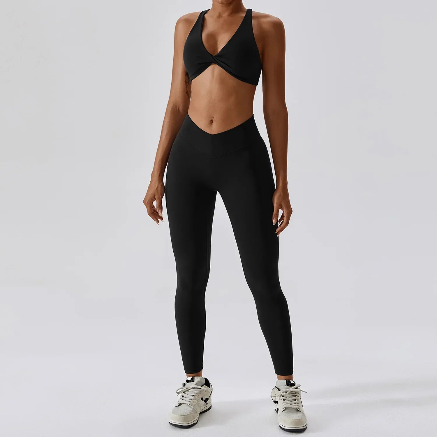 Variant image for Dam Aktivkläder Set Snabbtorkande Nylon Sportig Ärmlös-13