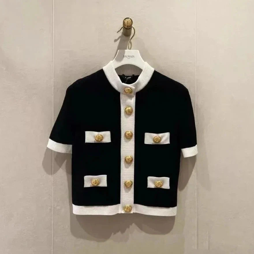 Dam Vintage Kofta Retro Stickad 100% Akryl 1