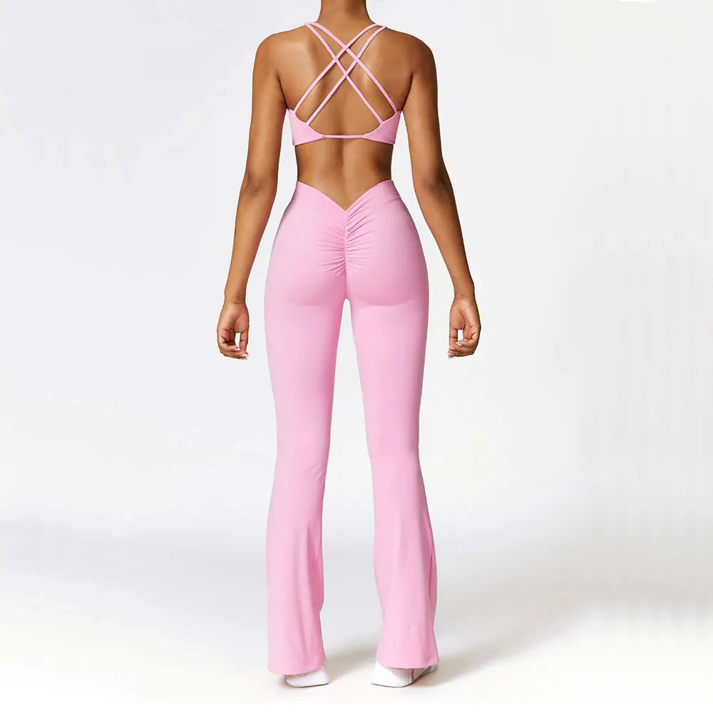 Dam Byxor Med Resår I Midjan Snygga Andningsbara Nylon Spandex-2