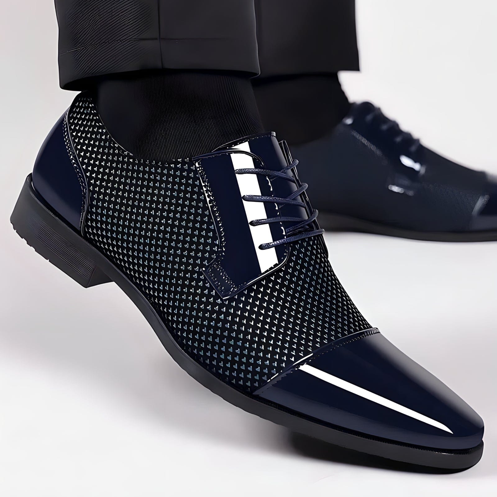Variant image for Mäns Oxfords Snörskor Veganläder-23