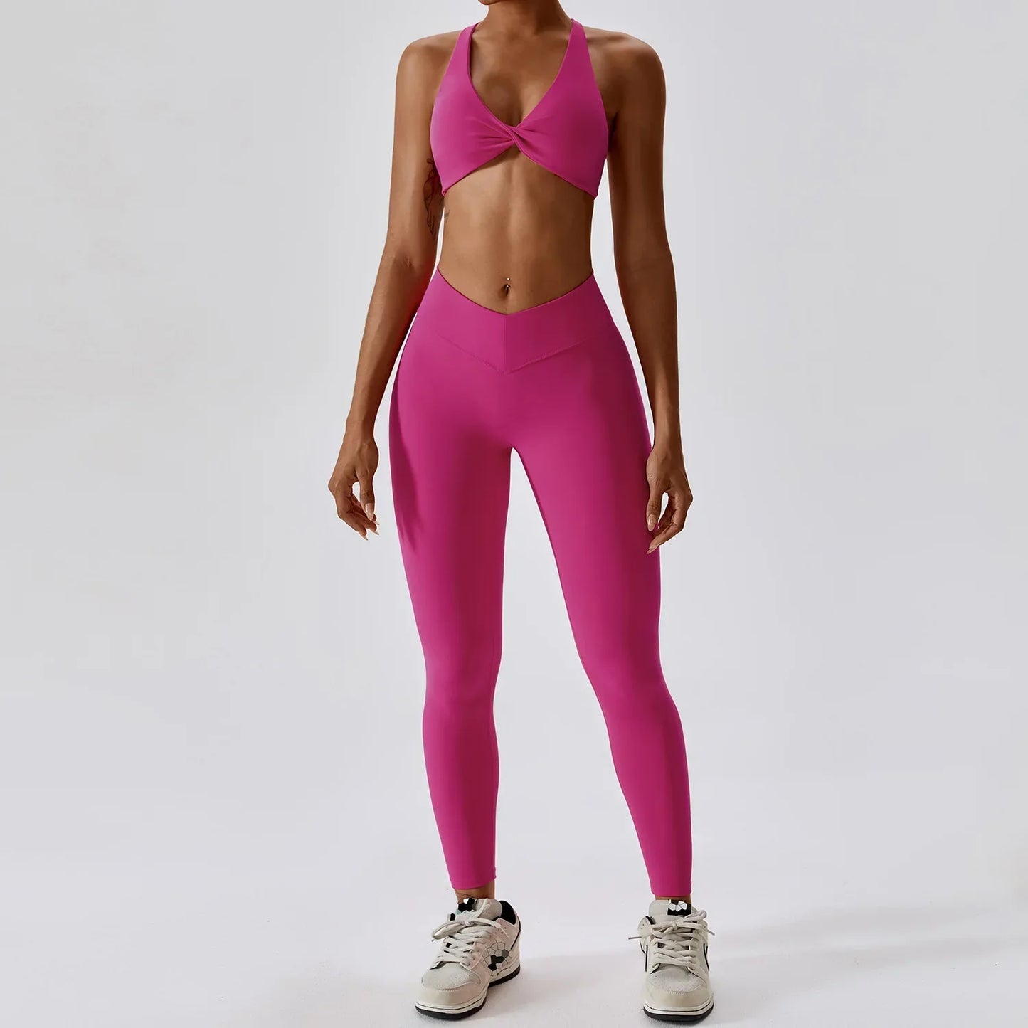Variant image for Dam Aktivkläder Set Snabbtorkande Nylon Sportig Ärmlös-17