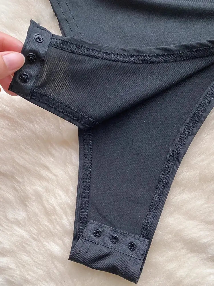 Dam Rockuppsättning Elegant Polyester Hög Midja Tunn Sommarkläder-3