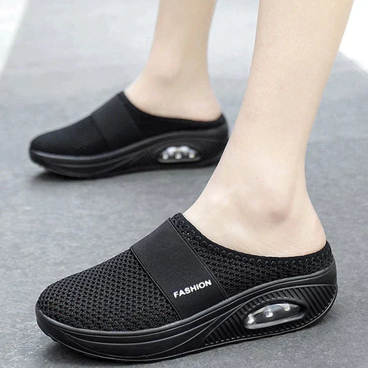 Dam Sandaler Ergonomisk Design med KilhÀl och Gummisula-1
