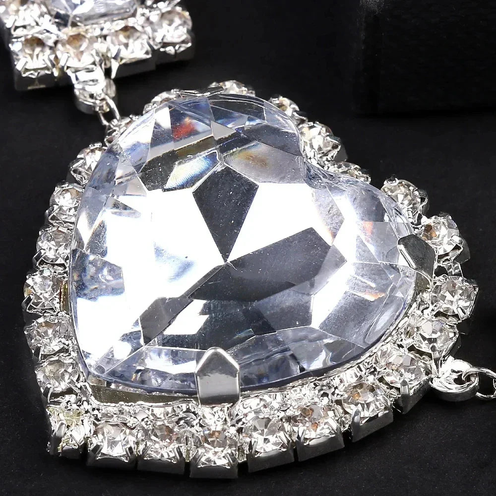 Kvinnors Bukkedja Hjärta Koppar med Strass-4