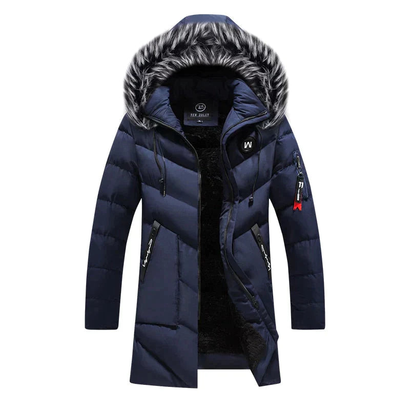 Dam Vinterjacka Parka Fleecefoder Organisk Bomull Återvunnen Polyester-6