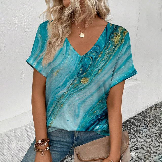 Dam Kort Klänning Vintageinspirerad 100% Bomull-5