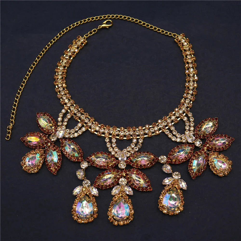 Dam Halsband Geometrisk Design Koppar Zirkonium-6