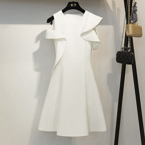 Variant image for Herr Miniklänning A-line Monokrom Polyester-6