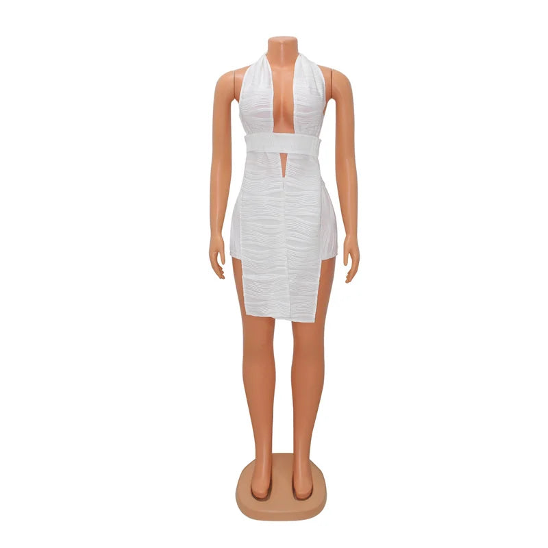 Dam Shortsuppsättning V-Hals Elastisk Polyester 3