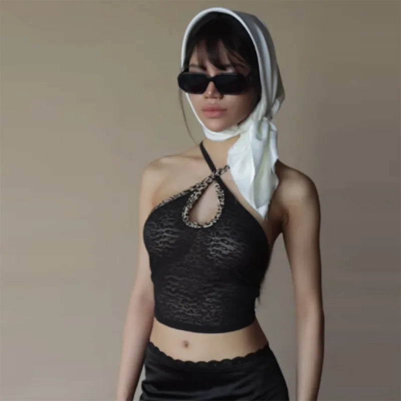 Festtoppar Dam Kort Topp Elastisk Polyester Spandex 1