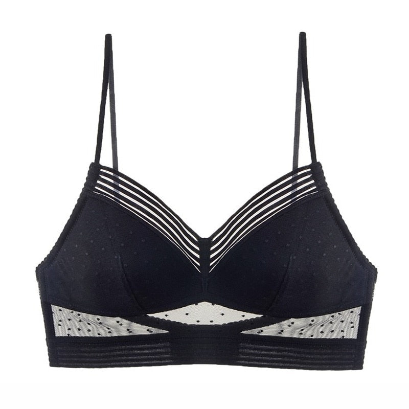 Damen BH UltraComfort mit Lågryggstil und Polka-Dot Mesh – Leicht und Atmungsaktiv für Sommeroutfits 7