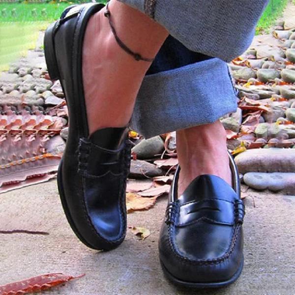 Variant image for Dam Skor Ortopediska Slip-On Läder Ergonomisk Design-9