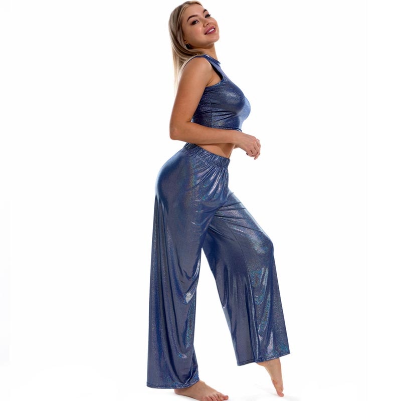 Herrbyxor Bred Snitt i Polyester – Bekväm Passform och Lång Längd för Vardagsbruk 13