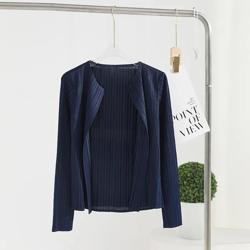 Variant image for Kort Kappa Dam Rynkad Mjuk Tyg för Modern Stil-5