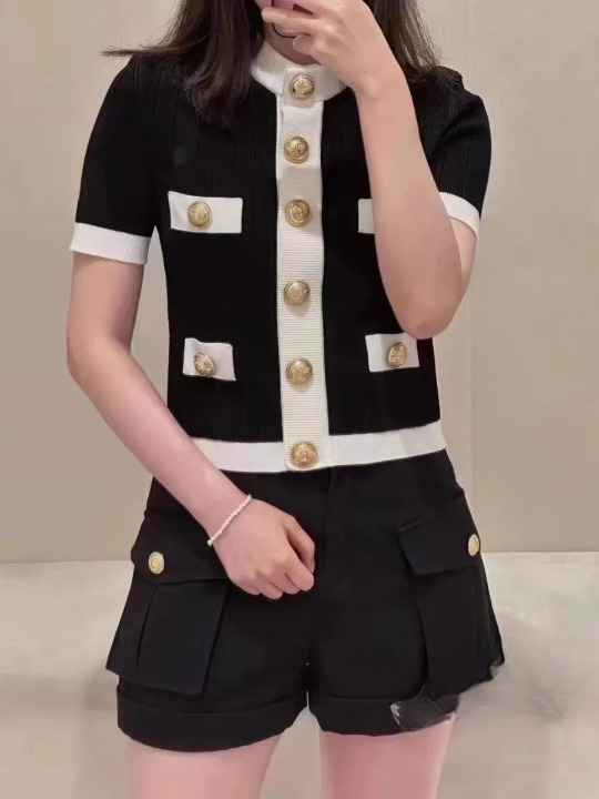 Dam Vintage Kofta Retro Stickad 100% Akryl 2