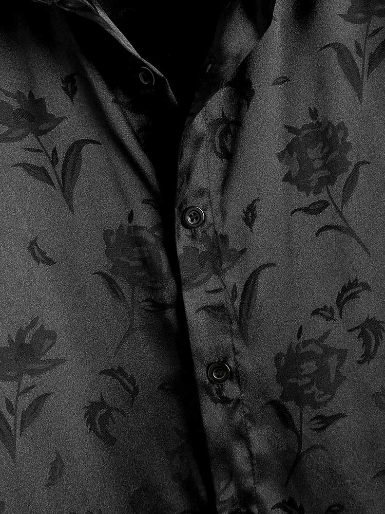 Dam Kortärmad Blus Satin Lätt Sommar-6