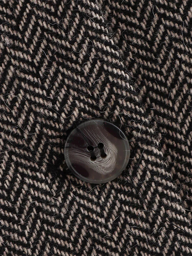 Dam Blazer Modern Reversibel Krage Elegant Polyester Viskos-5