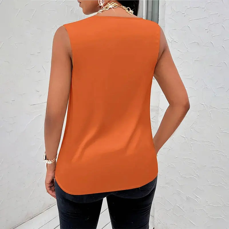 Dam Blus Tank Top Elegant Polyester-Spandex-2