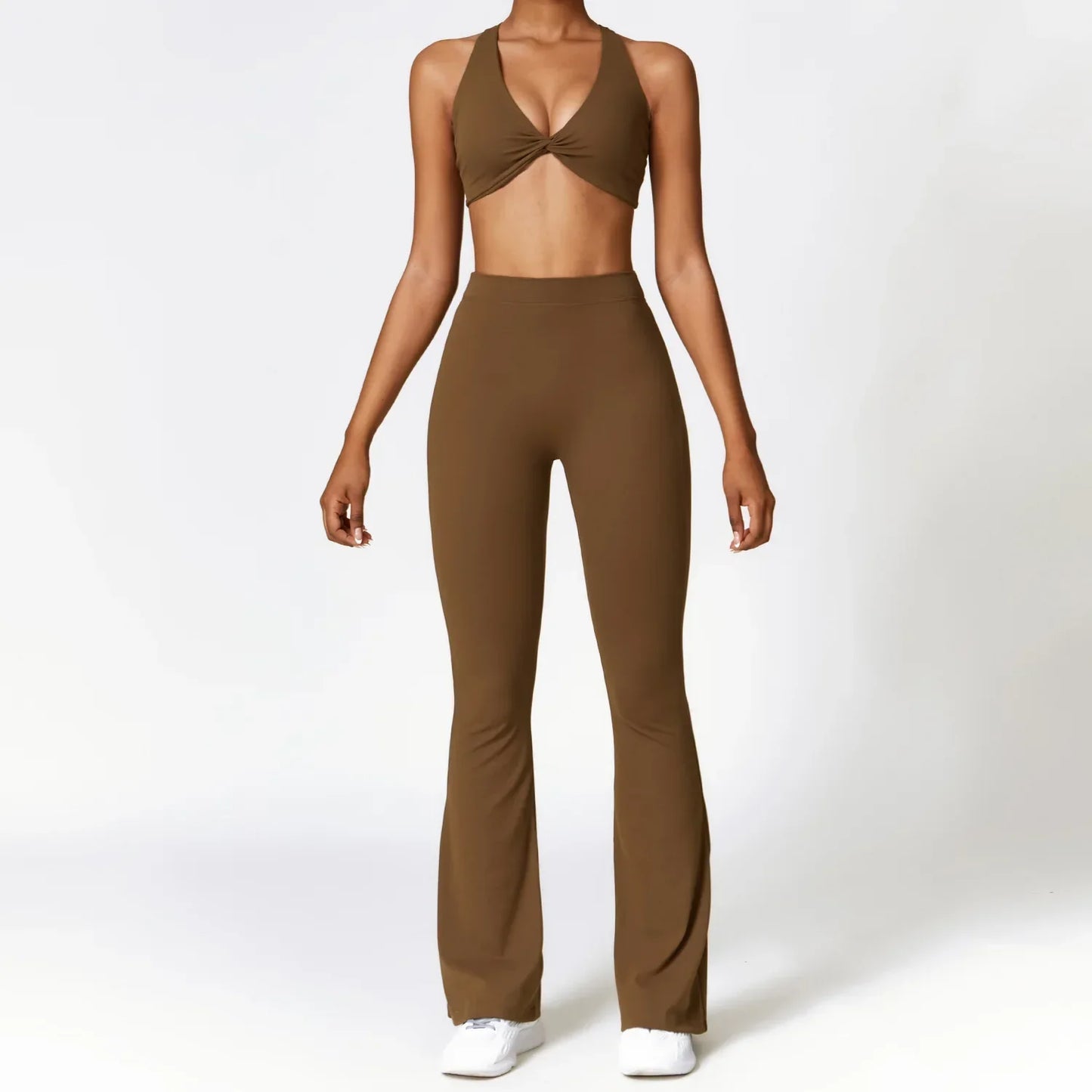 Variant image for Dam Byxor Med Resår I Midjan Snygga Andningsbara Nylon Spandex-17