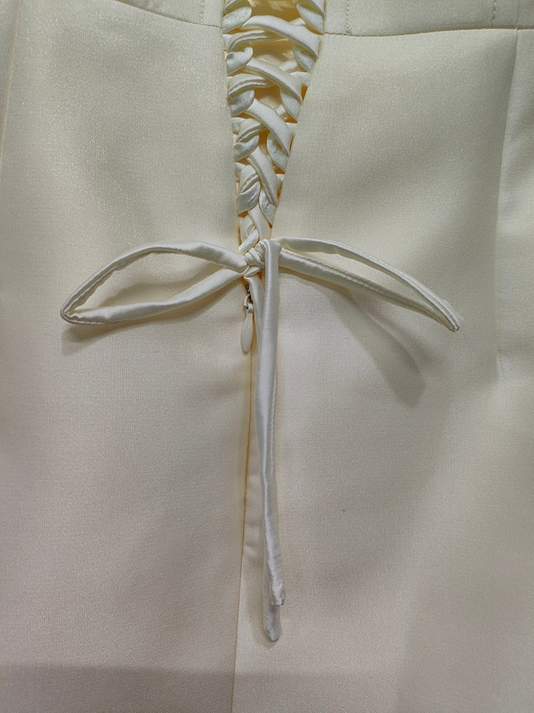 Damklänning Mini Blommönster Ärmlös Bomull Polyester 6