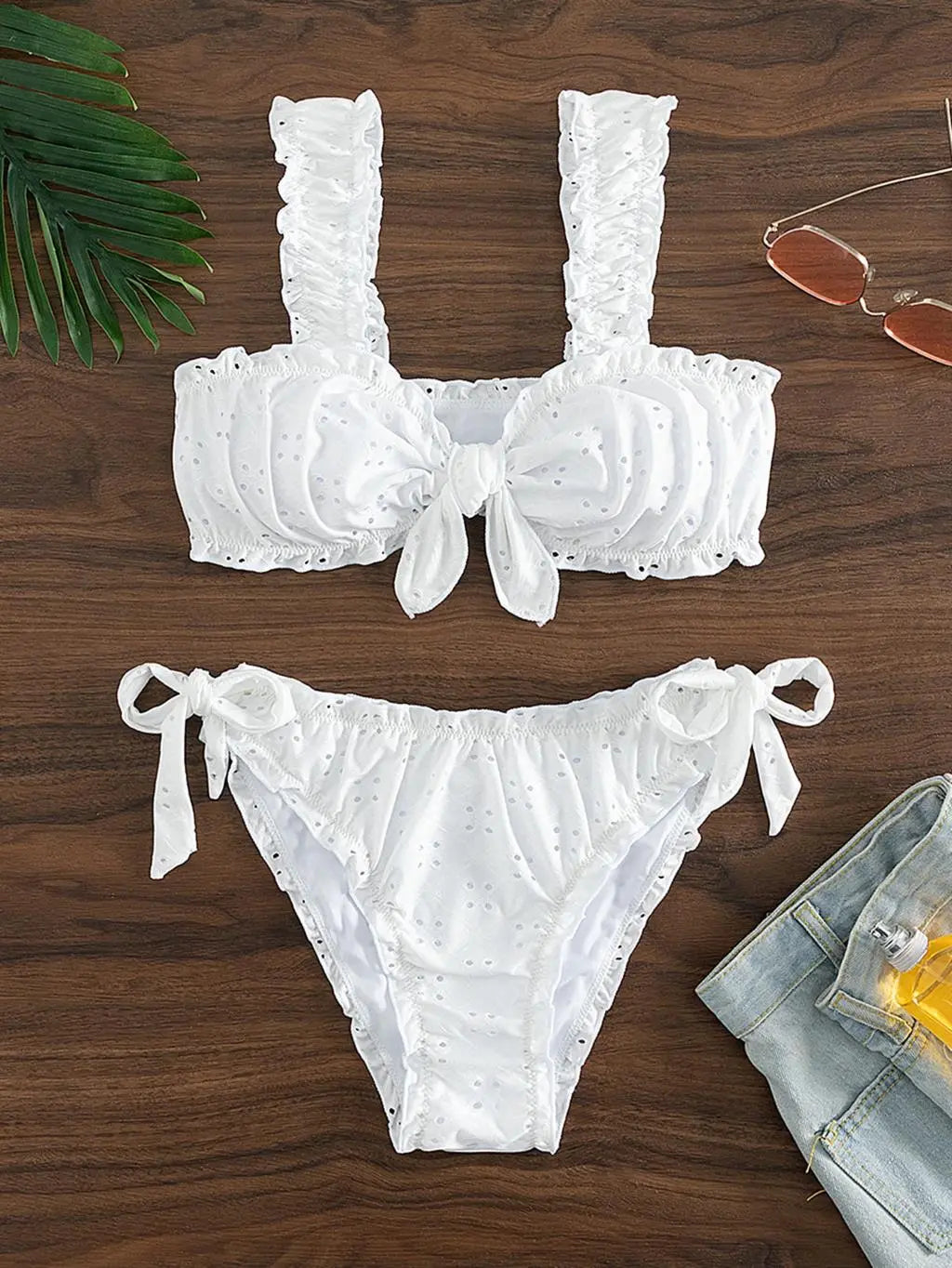 Variant image for Baddräkt Dam Låg Midja Shaping Spandex Polyester-1