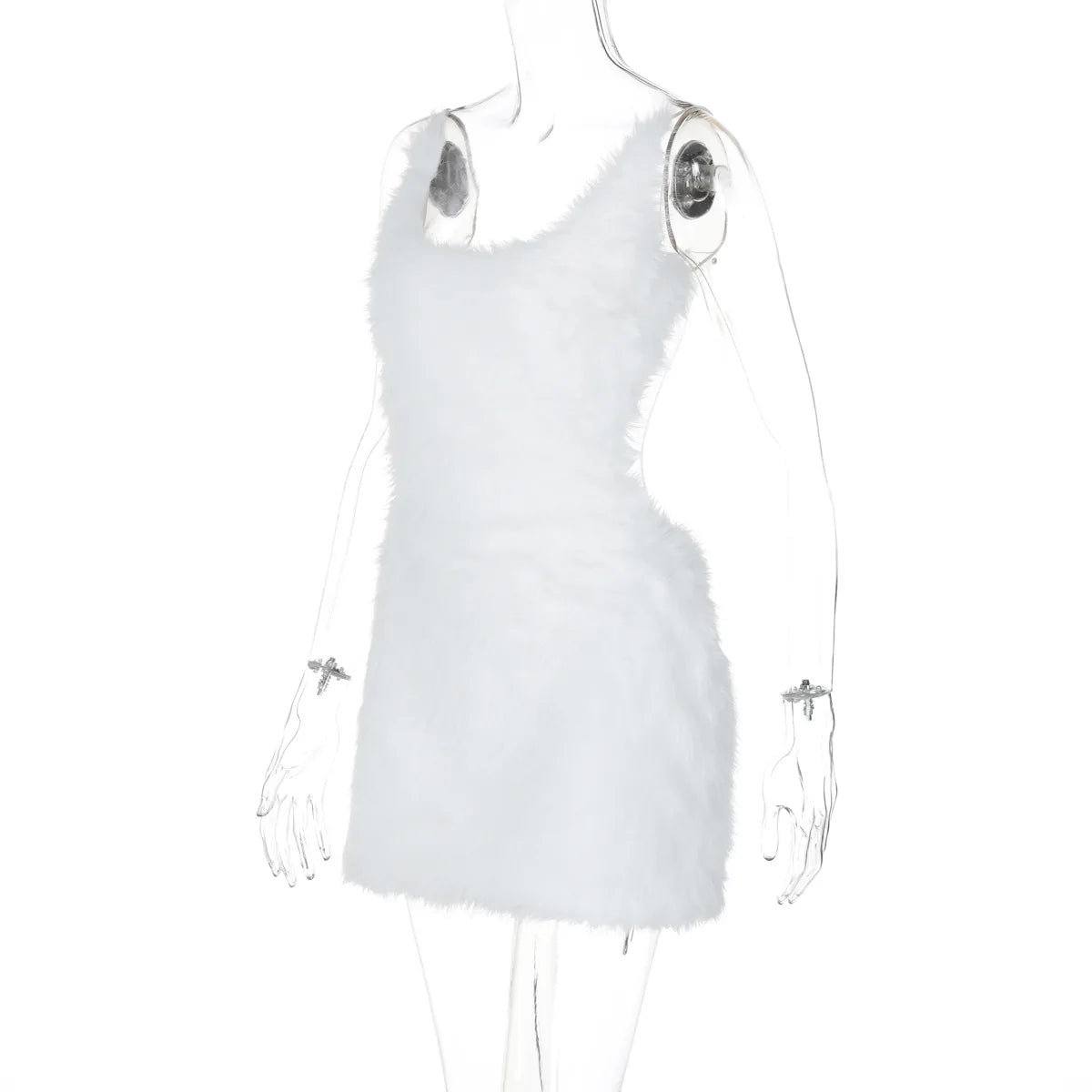 Flickor Mini Klänning Ryggfri Polyester Spandex-5