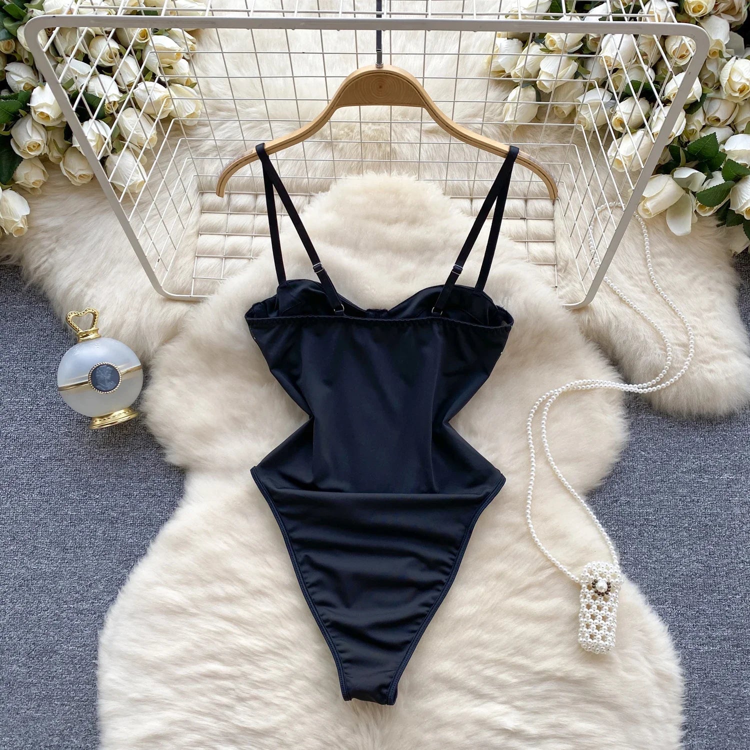 Dam Bodysuit Elegant Polyester och Bomull 2