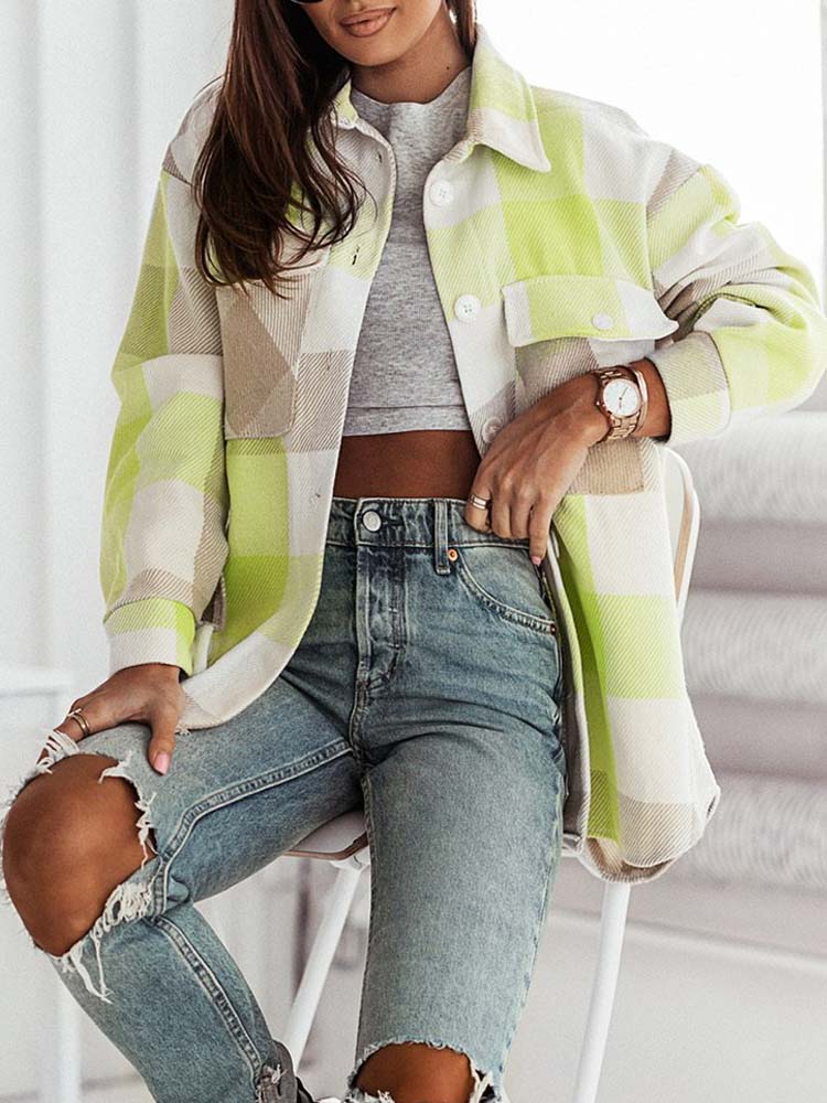 Dam Överdimensionerad Blus i Bomull 9