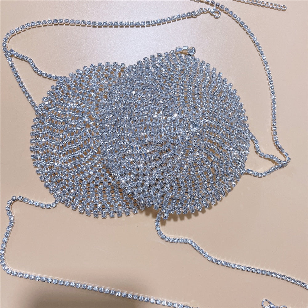 Kvinnors Kroppssmycken Geometrisk Koppar med Rhinestones-5