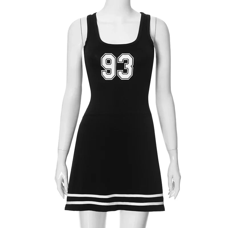 Variant image for Dam Miniklänning A-line Fyrkantig Halsringning Polyester Spandex-1