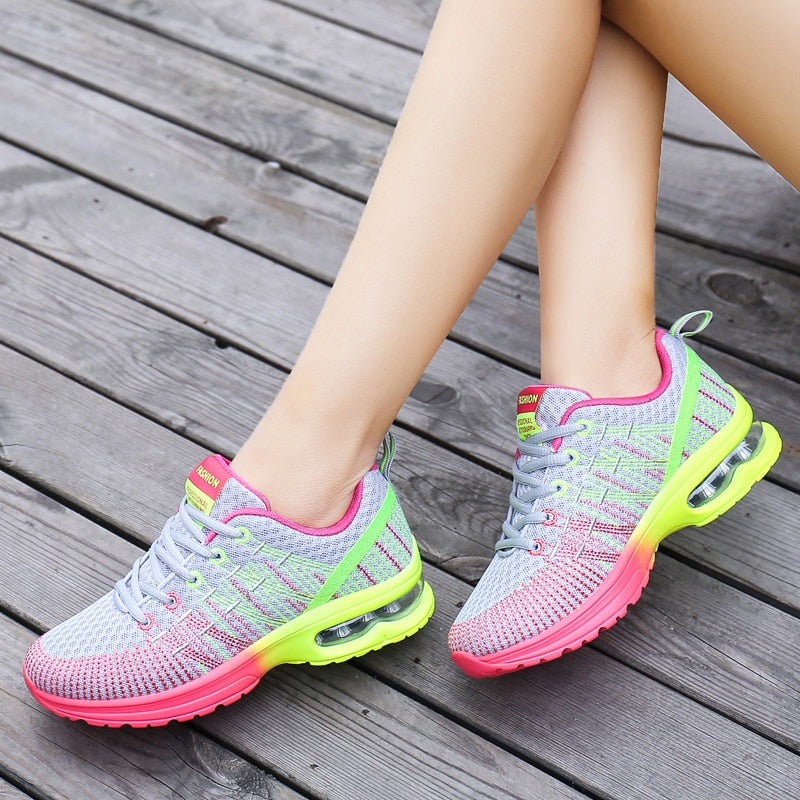 Dam Löparskor Lätta Andningsbara Textil för Joggning-5