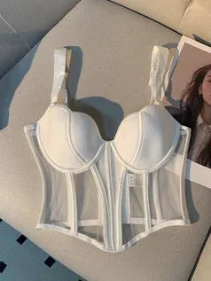 Variant image for Festtoppar Dam Enkel Bustier Topp Bomullspolyester-4