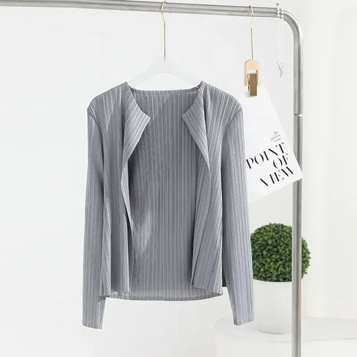 Kort Kappa Dam Rynkad Mjuk Tyg för Modern Stil-1