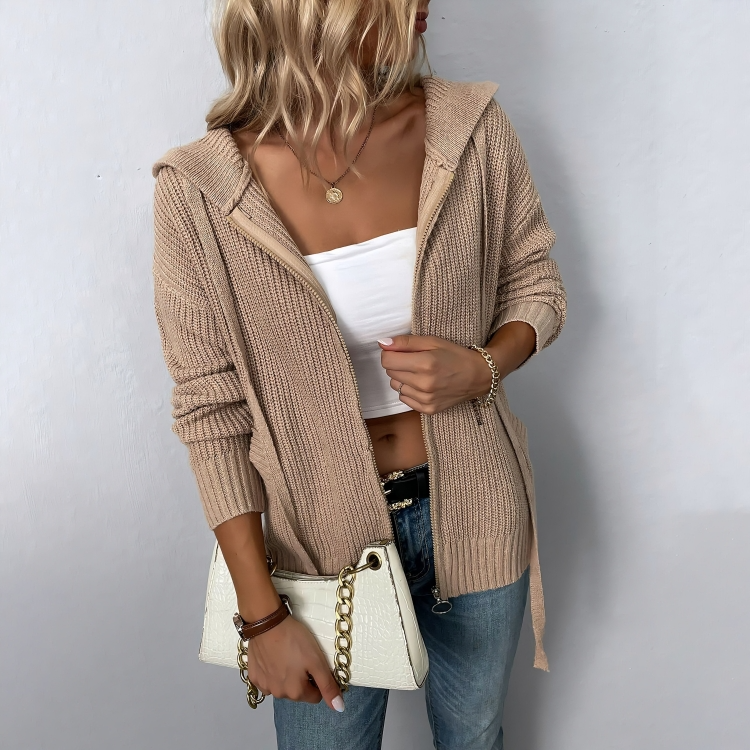 Dam Huvjacka Cardigan Stil Mjuk Material 2