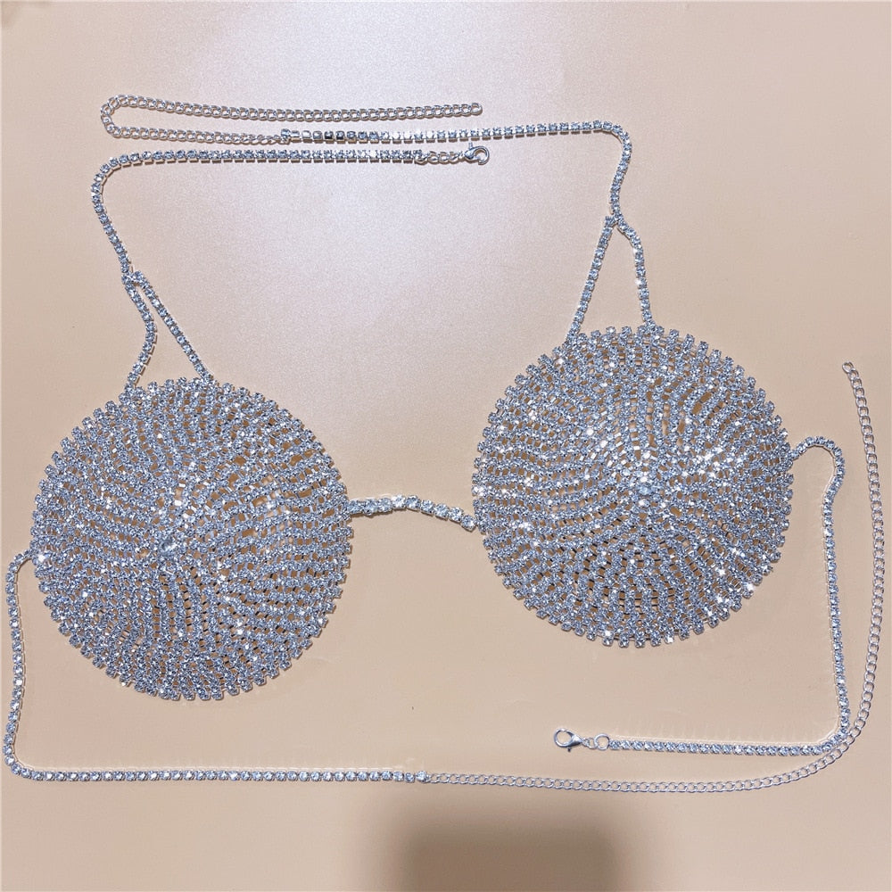 Kvinnors Kroppssmycken Geometrisk Koppar med Rhinestones-3