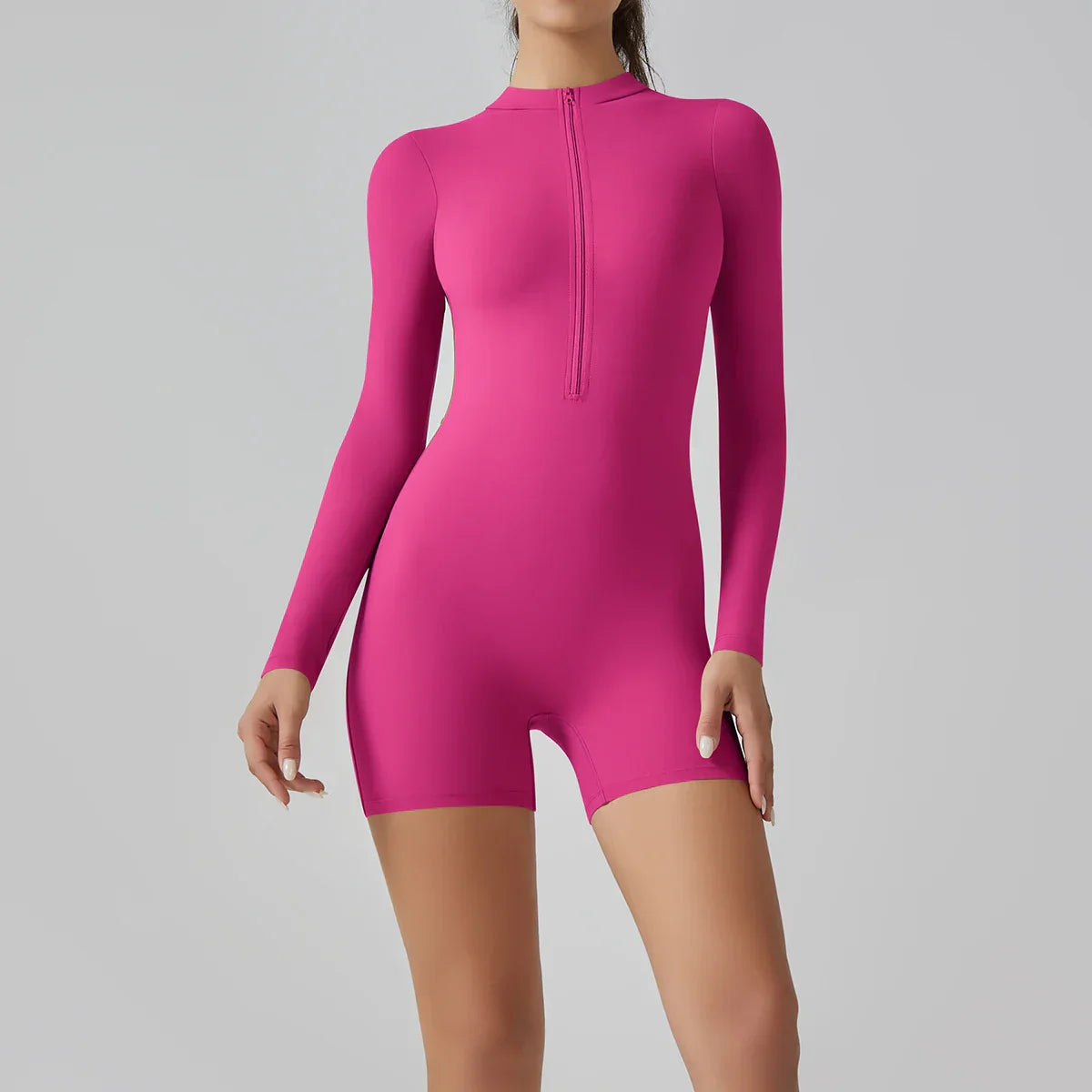 Dam Jumpsuit Träningsdräkt Hög Midja Nylon Syntetisk Fiber-3