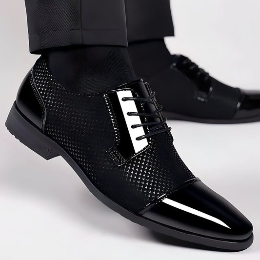 MÀns Oxfords Snörskor VeganlÀder-1