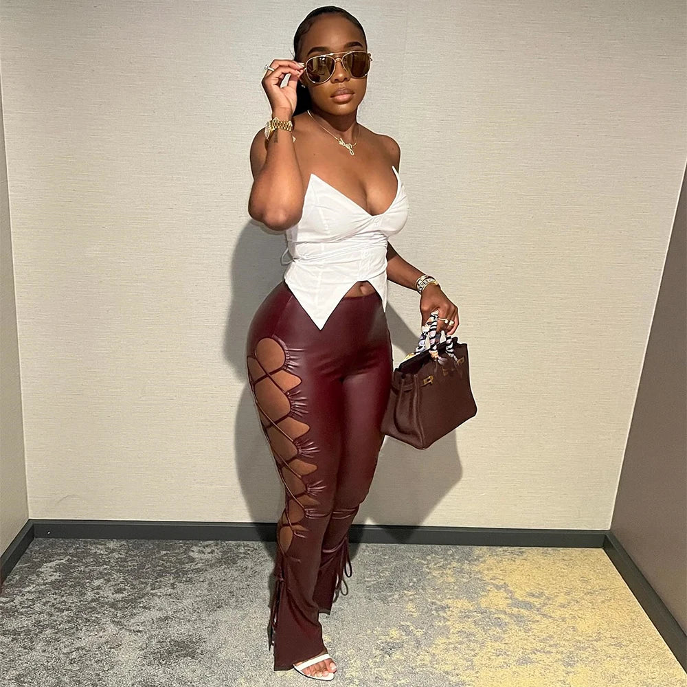 Dam Crop Top Kort Ärmar Bomullsblandning-2