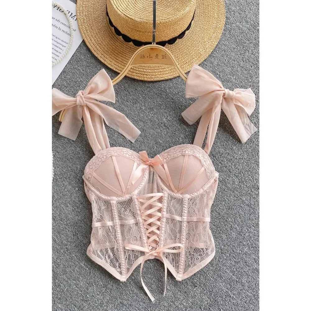 Dam Camisole Blommönster Bomullsblandning-6