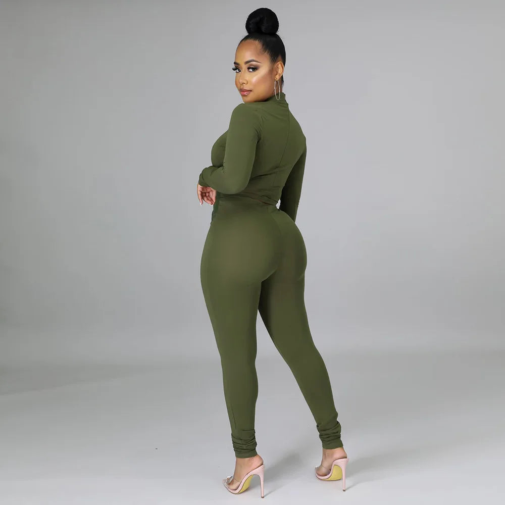 Dam Tvådelat Set Kort Korsett Syntetiskt Läder Högmidjade Byxor-4