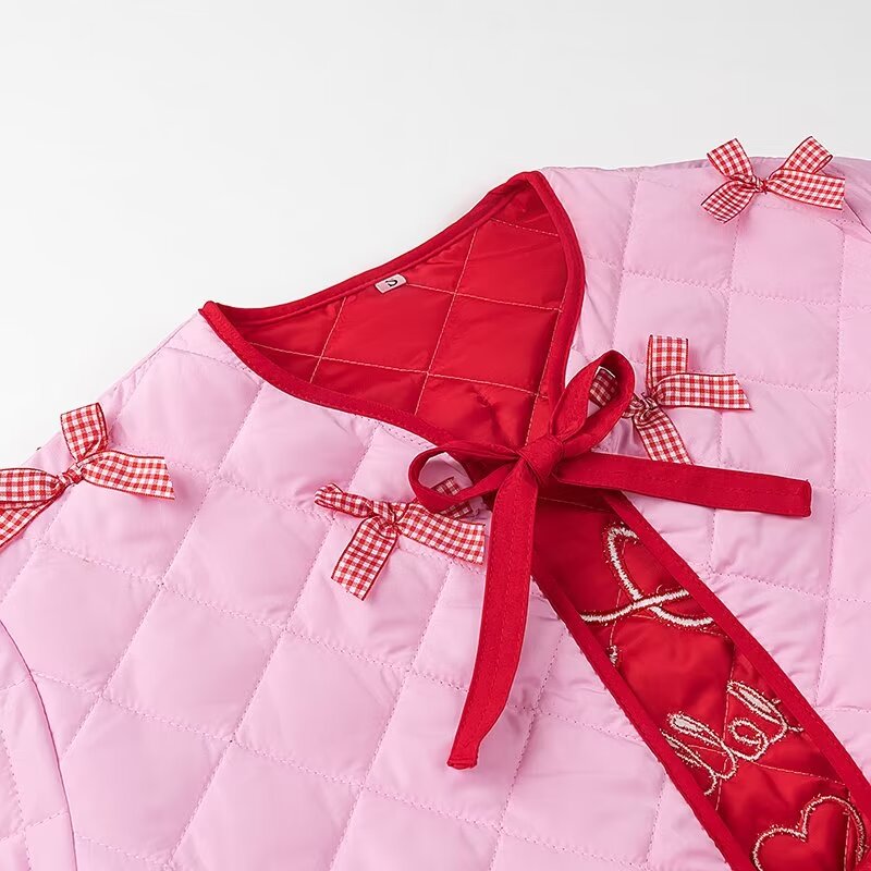 Dam Tröja Vadderad Långa Ärmar Högkvalitativt Tyg-5