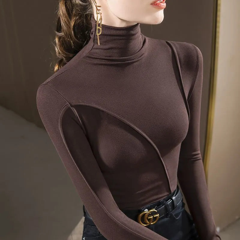 Variant image for Långärmad T Shirt Barn Turtleneck Polyester Normal Passform-8