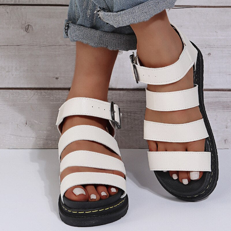 Herr Sandaler Läder Ergonomisk Design Hållbar Komfort 5