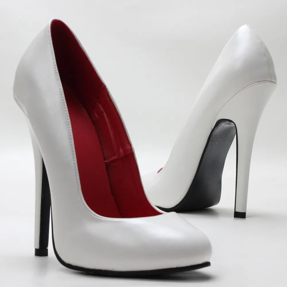 Dam Stilettos Hög Klack PU-material 8 cm-4