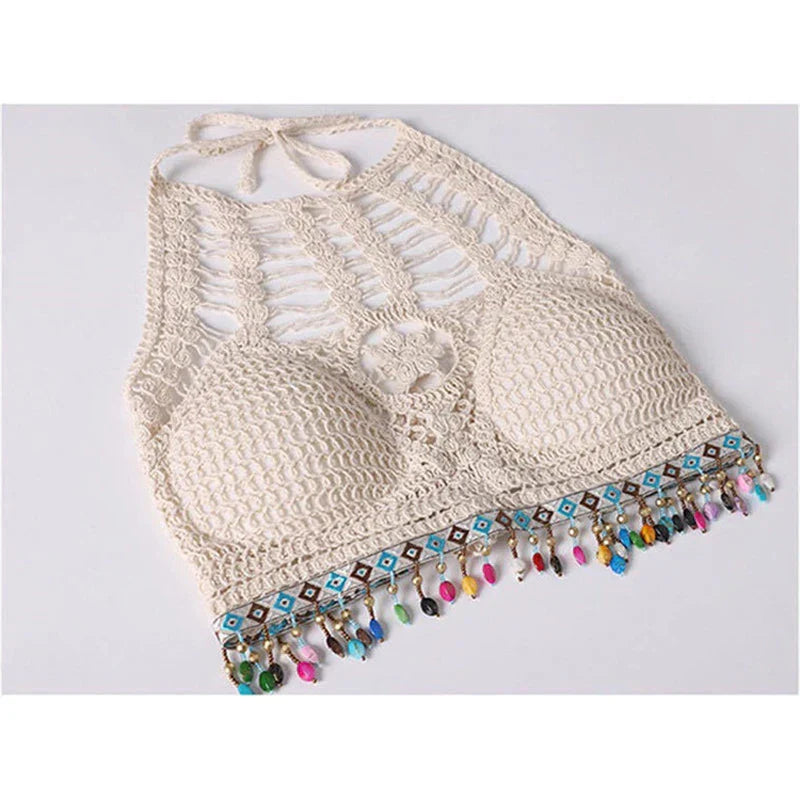 Variant image for Dam Tank Top Bohemisk Polyester Elastisk Snitt-1