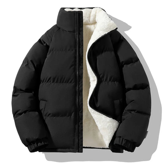 Damjacka Softshell Pufferjacka Trendig Design Polyester Fleece-1