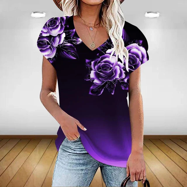 Variant image for Vit Dam Blus Lätt Bomull Elegant Stil-26