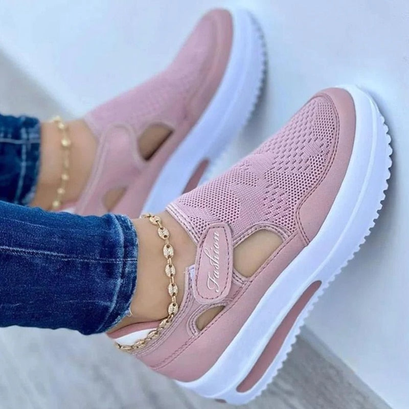 Variant image for Kvinnors Sneakers Casual Tjock Sula Vildläder Syntetiska Detaljer-19